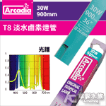 Arcadia 阿卡迪亞 T8 淡水鹵素燈管（30W）