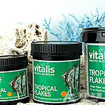 英國 Vitalis 熱帶魚薄片飼料（90g）