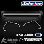 Johnlen 中藍 多光譜LED跨燈 彈簧夾（兩入）